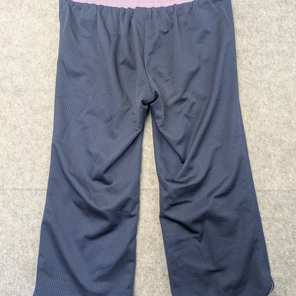 Nike vintage capri 3/4 Mesh, Gym, Yoga, Athletic, Sports Pants - Navy/Purple XL - Picture 4 of 9